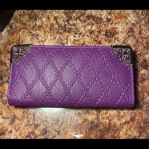 NWT Vintage purple wallet
